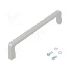 Maner aluminiu, 194mm, gri, MENTOR - 268.4