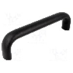 Maner aluminiu, 209mm, neagra, ELESA+GANTER - GN 565-26-192-SW