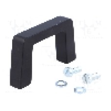 Maner aluminiu, 69mm, neagra, MENTOR - 3268.1103