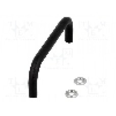 Maner oţel, neagra, ELESA+GANTER - GN 425-8-120-SW