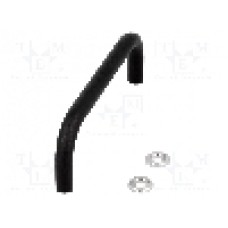 Maner oţel, neagra, ELESA+GANTER - GN 425-8-96-SW