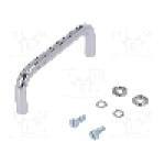 Maner oţel cromat, 100mm, cromata, MENTOR - 270.6