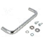 Maner oţel cromat, 120mm, cromata, MENTOR - 270.3