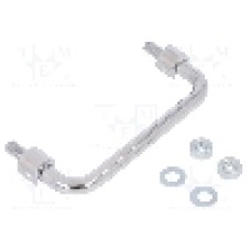 Maner oţel cromat, 120mm, cromata, MENTOR - 286.3