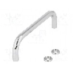 Maner oţel cromat, cromata, ELESA+GANTER - GN 425-10-235-CR