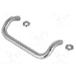 Maner oţel cromat, cromata, ELESA+GANTER - GN 425.1-10-100-CR