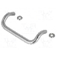 Maner oţel cromat, cromata, ELESA+GANTER - GN 425.1-10-100-CR