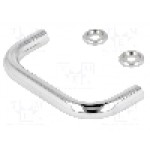 Maner oţel cromat, neagra, ELESA+GANTER - GN 425-8-64-CR Maner oţel cromat, neagra, ELESA+GANTER - GN 425-8-64-CR