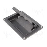 Maner poliamida, 130mm, neagra, MENTOR - 3263.1033