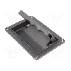 Maner poliamida, 130mm, neagra, MENTOR - 3263.1033