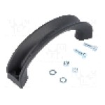 Maner poliamida, 140mm, neagra, MENTOR - 3212.1200