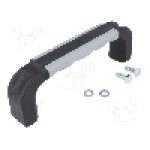 Maner poliamida, 173.6mm, neagra, MENTOR - 3316.1542