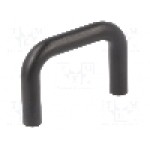 Maner policarbonat, 35mm, neagra, FIX&FASTEN - 