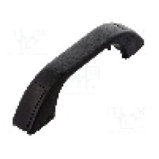 Maner polipropilena, 112.4mm, neagra, MENTOR - 3044.0899