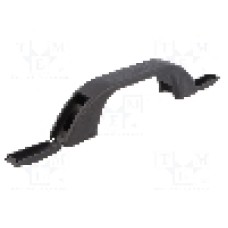 Maner polipropilena, 140mm, neagra, MENTOR - 3044.1120