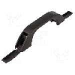 Maner polipropilena, 174mm, neagra, MENTOR - 3044.1380