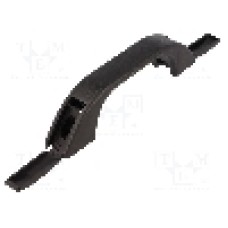 Maner polipropilena, 174mm, neagra, MENTOR - 3044.1380