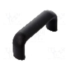 Maner tehnopolimer (PP), 100mm, neagra, ELESA+GANTER - 37301