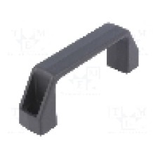 Maner tehnopolimer (PP), 109mm, neagra, ELESA+GANTER - M.443/110 N-CH