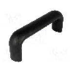 Maner tehnopolimer (PP), 134mm, neagra, ELESA+GANTER - 37310