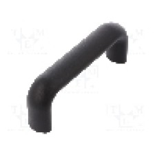 Maner tehnopolimer (PP), 134mm, neagra, ELESA+GANTER - 37315