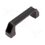 Maner tehnopolimer (PP), 142mm, neagra, ELESA+GANTER - M.443/145 N-CH