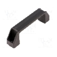 Maner tehnopolimer (PP), 142mm, neagra, ELESA+GANTER - M.443/145 N-CH