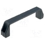 Maner tehnopolimer (PP), 196mm, neagra, ELESA+GANTER - M.443/200 N-CH