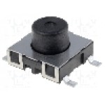 Microintrerupator, 11.4x11.4mm, OFF-(ON), SPST-NO, SCHURTER - 1241.1618.11 Microintrerupator, 11.4x11.4mm, OFF-(ON), SPST-NO, SCHURTER - 1241.1618.11