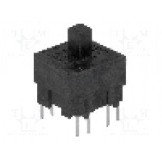 Microintrerupator 12.6x12.6mm, ON-(ON), DPST-NO + DPST-NC, MEC - 15401 Microintrerupator 12.6x12.6mm, ON-(ON), DPST-NO + DPST-NC, MEC - 15401