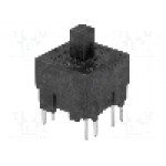 Microintrerupator 12.6x12.6mm, ON-ON, DPST-NO + DPST-NC, MEC - 15451 Microintrerupator 12.6x12.6mm, ON-ON, DPST-NO + DPST-NC, MEC - 15451