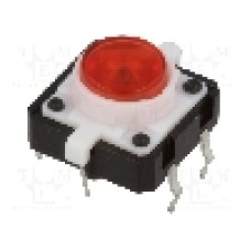 Microintrerupator 12x12mm, OFF-(ON), SPST-NO, NINIGI - 