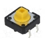 Microintrerupator, 12x12mm, OFF-(ON), SPST-NO, OMRON OCB - B3F-4055