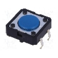 Microintrerupator, 12x12mm, OFF-(ON), SPST-NO, OMRON OCB - B3F-5000