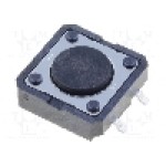 Microintrerupator, 12x12mm, OFF-(ON), SPST-NO, OMRON OCB - B3FS-4002P