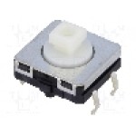 Microintrerupator, 12x12mm, OFF-(ON), SPST-NO, OMRON OCB - B3W-4050