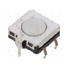 Microintrerupator, 12x12mm, OFF-(ON), SPST-NO, OMRON OCB - B3W-4100