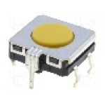 Microintrerupator, 12x12mm, OFF-(ON), SPST-NO, OMRON OCB - B3W-4105