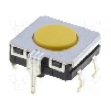 Microintrerupator, 12x12mm, OFF-(ON), SPST-NO, OMRON OCB - B3W-4105