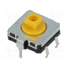 Microintrerupator, 12x12mm, OFF-(ON), SPST-NO, OMRON OCB - B3W-4155