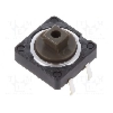 Microintrerupator 12x12x4.3mm, (ON)-OFF, SPST, ALPS - SKHCBGA010