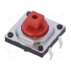 Microintrerupator 12x12x4.3mm, (ON)-OFF, SPST, ALPS - SKQEACA010