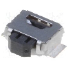 Microintrerupator, 2.5x3mm, OFF-(ON), SPST-NO, OMRON OCB - B3U-3000PM