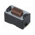 Microintrerupator, 3.5x6mm, OFF-(ON), SPST-NO, DIPTRONICS - DTSM-31N-V-T/R