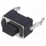 Microintrerupator 3.5x6mm, OFF-(ON), SPST-NO, NINIGI - 