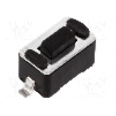 Microintrerupator, 3x6mm, OFF-(ON), SPST-NO, NINIGI - DTSM31N-F