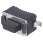 Microintrerupator, 3x6mm, OFF-(ON), SPST-NO, NINIGI - DTSM32N-F
