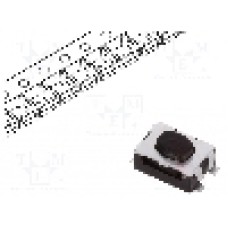 Microintrerupator 4.2x2.8x1.4mm, OFF-(ON), SPST-NO, C&K - KMR221G LFS