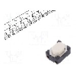 Microintrerupator 4.2x3.2mm, OFF-(ON), SPST-NO, C&K - PTS810 SJK 250 SMTR LFS