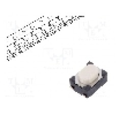 Microintrerupator 4.2x3.2mm, OFF-(ON), SPST-NO, C&K - PTS810 SJK 250 SMTR LFS
